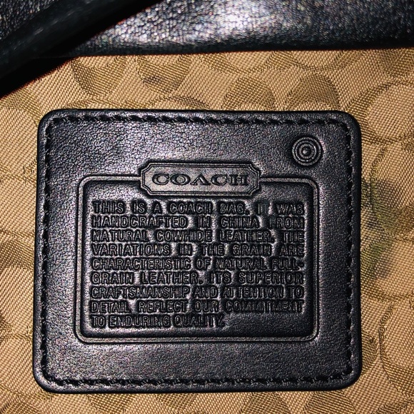 Pre loved vintage coach MINI bucket bag - Picture 8 of 8